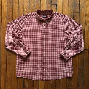 Vintage Y2K Patagonia Organic Cotton Shirt Men L Brown Cream‎ Plaid Button